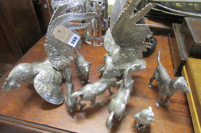 QUANTITY OF METAL  ANIMAL ORNAMENTS Image