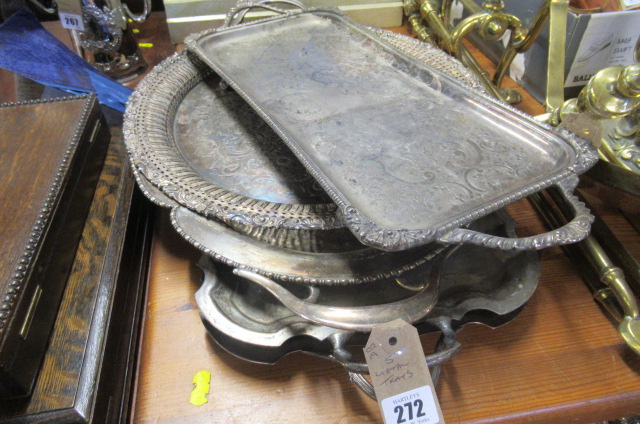 FIVE METAL TRAYS Image