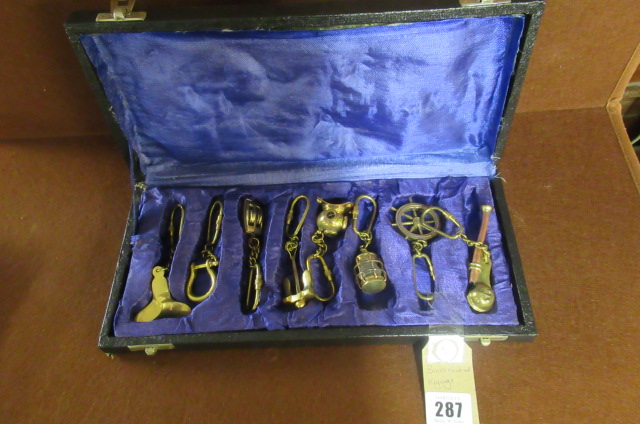 BRASS NAUTICAL KEY RINGS Image