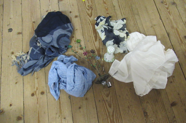 SELECTION OF SCARVES AND ORNAMENTS ETC Image