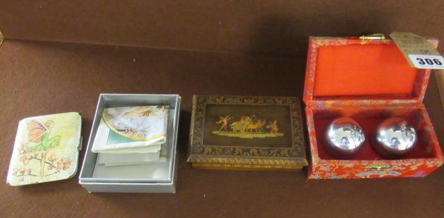 INLAID BOX  CIGARETTE CASE ETC Image