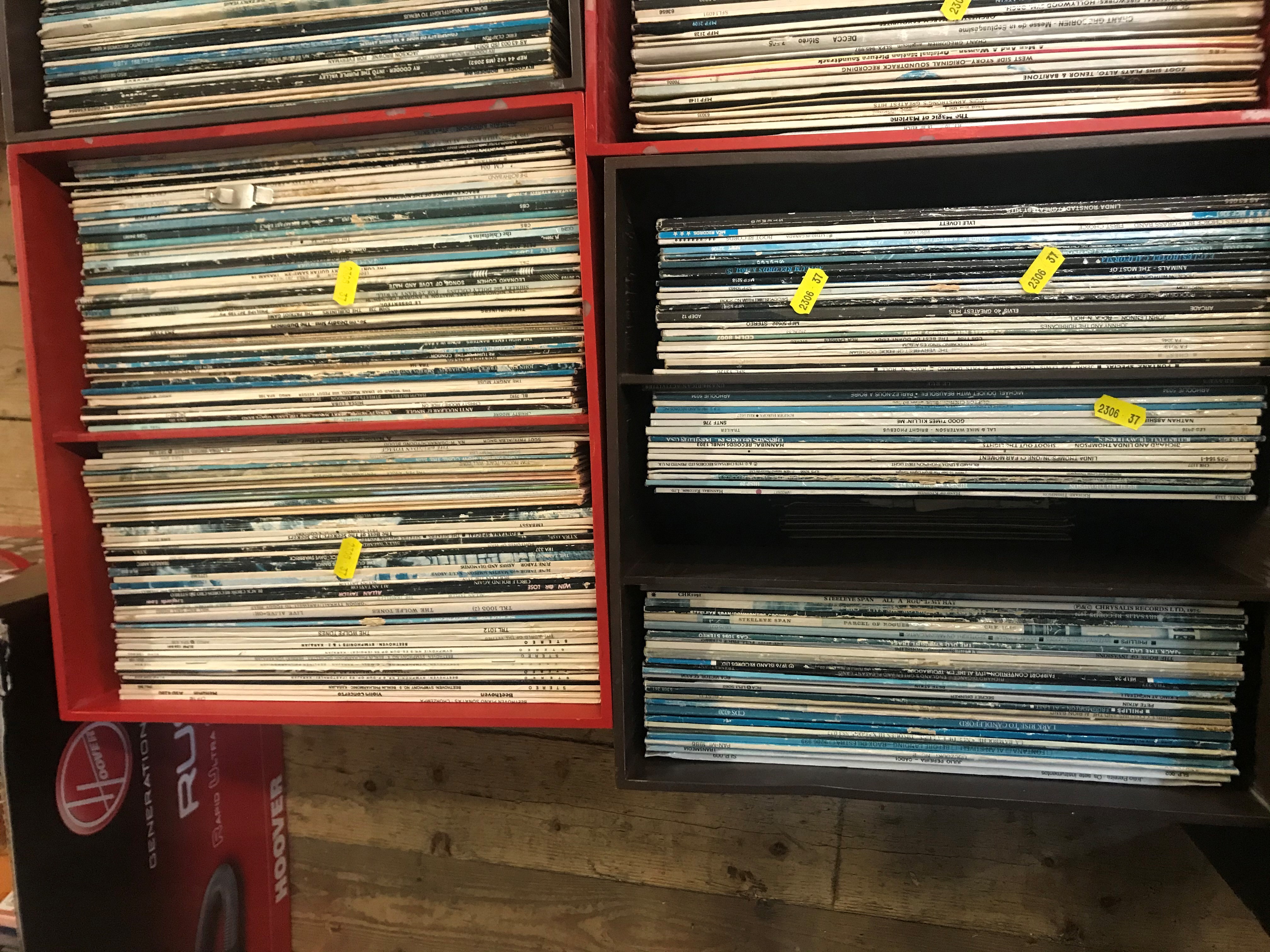 FOUR BOXES OF LP RECORDS ETC Image