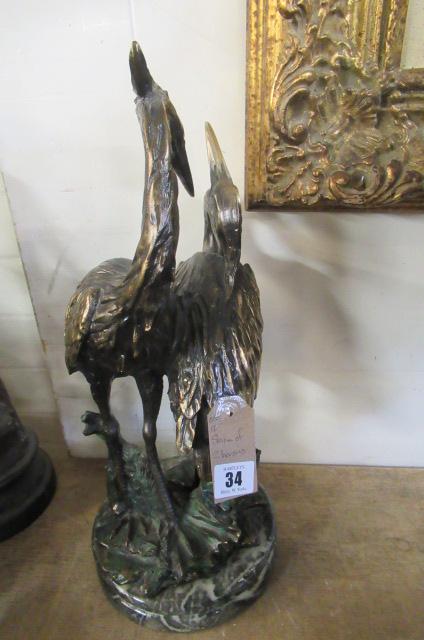 STATUE OF TWO HERONS Image