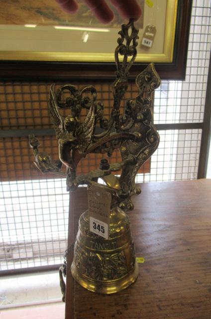 ORNATE BRASS DOOR BELL Image