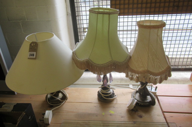 THREE TABLE LAMPS Image
