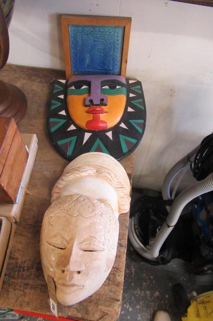 THREE MASKS AND ANOTHER Image