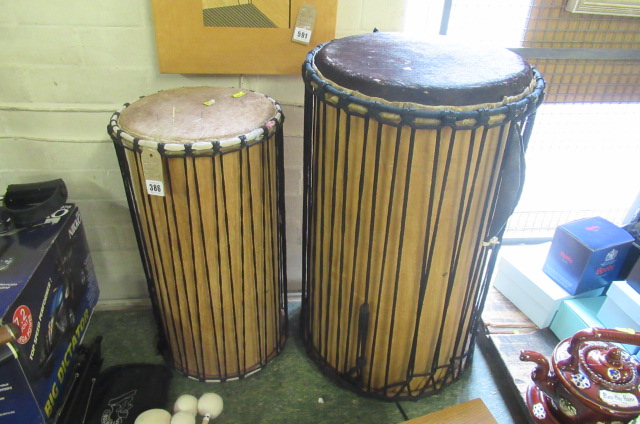 TWO GOAT SKIN DRUMS Image