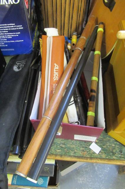 BOX OF RECORDERS AND IRISH WHISTLES Image