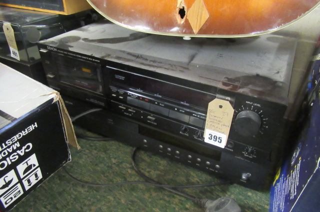DENON STEREO CASSETTE PLAYER AND ARCAM CD PLAYER Image