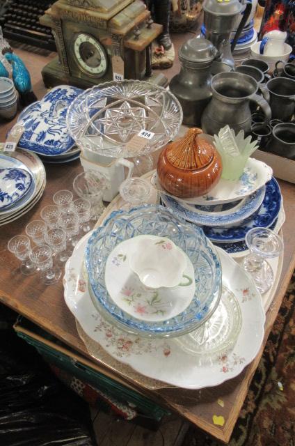 MIXED CERAMICS  GLASS AND PLATES ETC Image