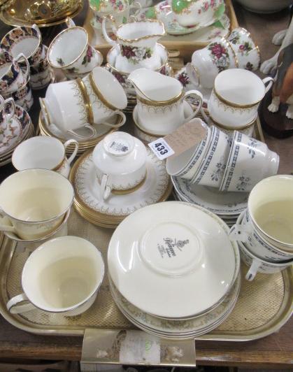 TRAY OF PARAGON AND ROYAL DOULTON CHINA Image