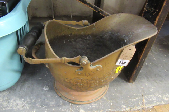 BRASS COAL SCUTTLE Image