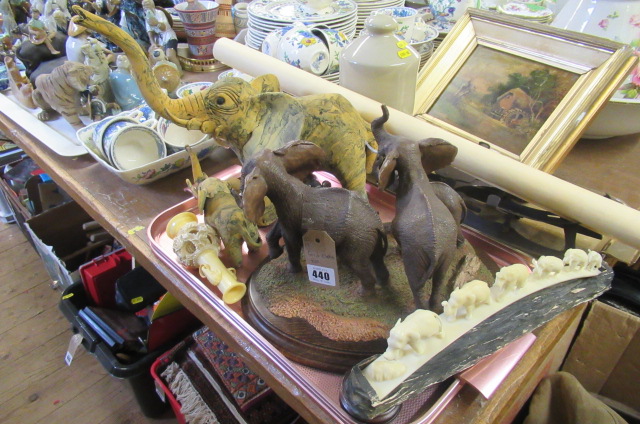 QUANTITY OF ELEPHANT ORNAMENTS ETC Image