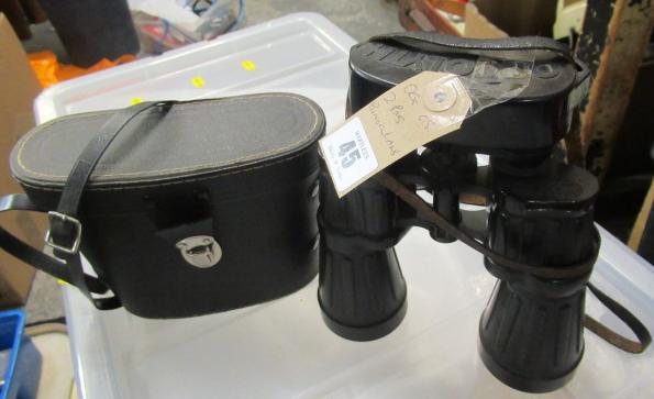 TWO PAIRS OF BINOCULARS Image