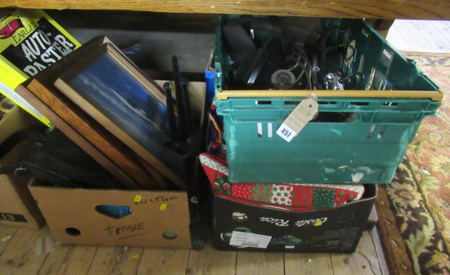 THREE BOXES OF MISCELLANEOUS ITEMS Image