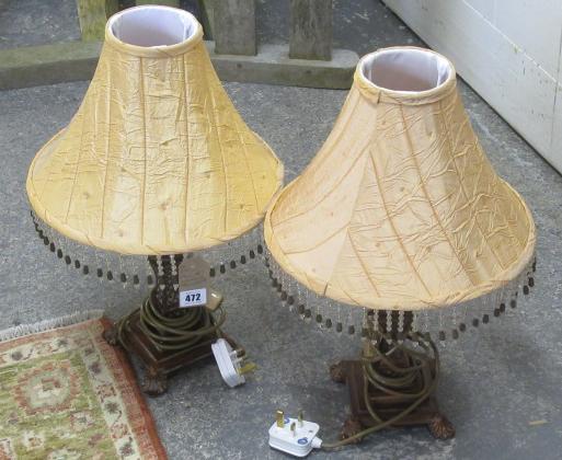 PAIR OF CERAMIC TABLE LAMPS Image