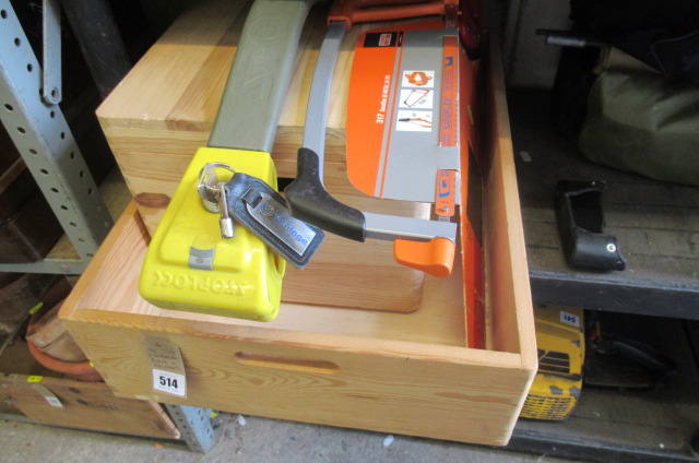 TWO WOODEN BOXES AND CONTENTS Image