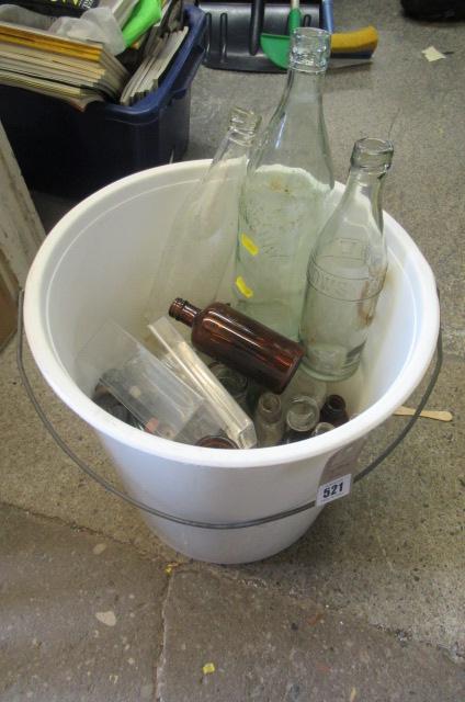 BUCKET OF BOTTLES ETC Image
