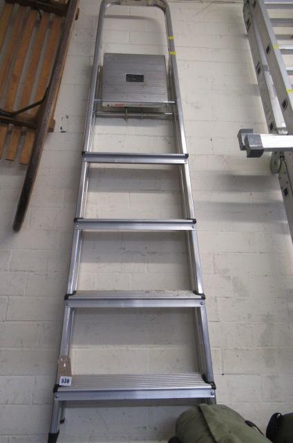 SET OF ALUMINIUM LADDERS Image