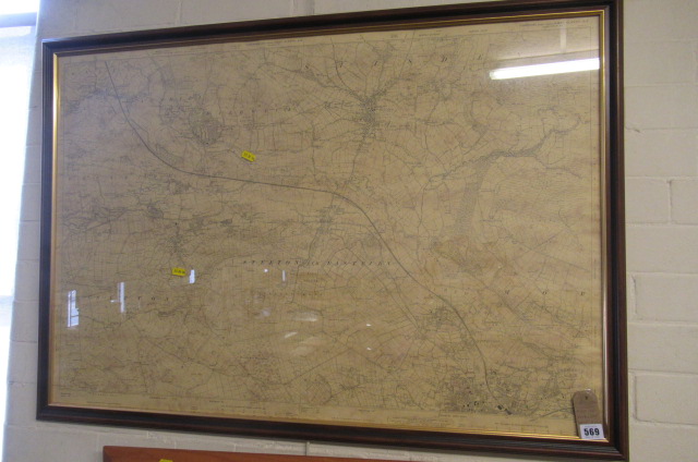 WEST RIDING OF YORKSHIRE MAP Image