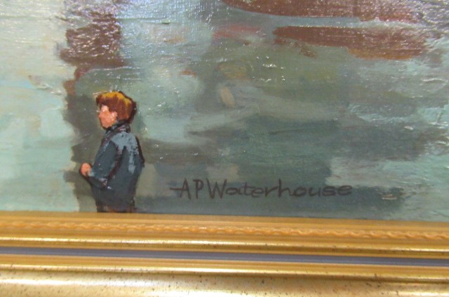 BOLTON ABBEY OIL ON CANVAS SIGNED A P WATERHOUSE Image