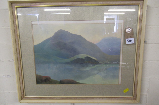 TWO WATER COLOURS      ONE - ULLSWATER E GREIG HALL Image
