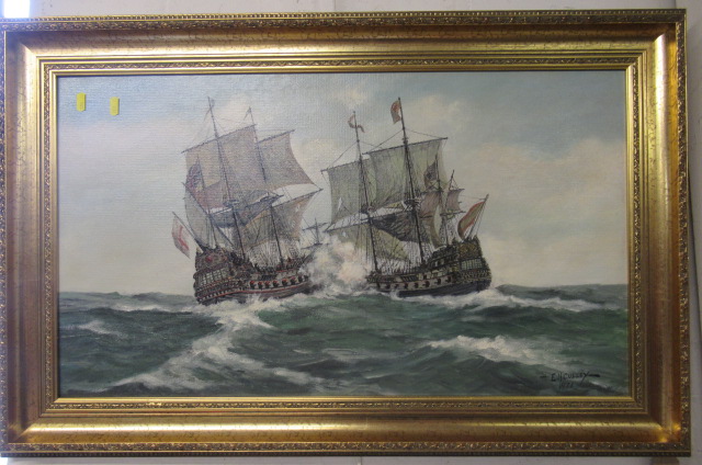 OIL ON BOARD SIGNED CULLEY Image