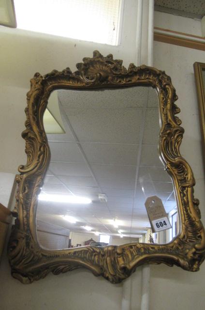 ORNATE GILT FRAMED MIRROR Image