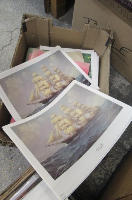 THREE BOXES OF ASSORTED  PRINTS Image