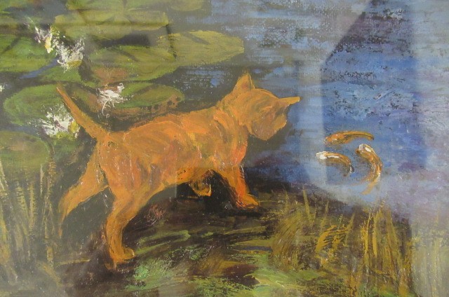 SIGNED PRINT OF A LILY POND Image