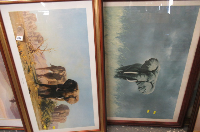 TWO DAVID SHEPHERD PRINTS Image