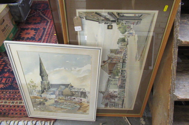 TWO WATERCOLOURS      ONE  HARRY SHELDON Image