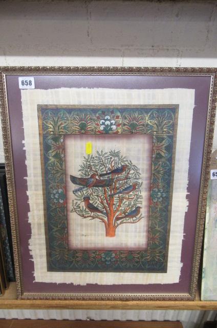 PICTURE ON PAPYRUS Image