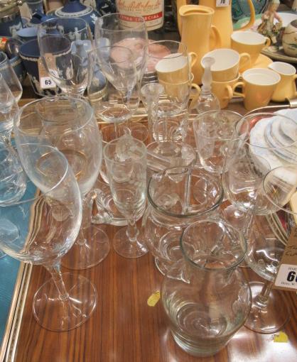 TWO TRAYS OF GLASS Image