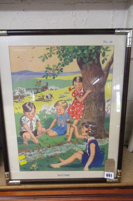 INFANT SCHOOL POSTER NUMBER 66 ENTITLED MAY TIME Image