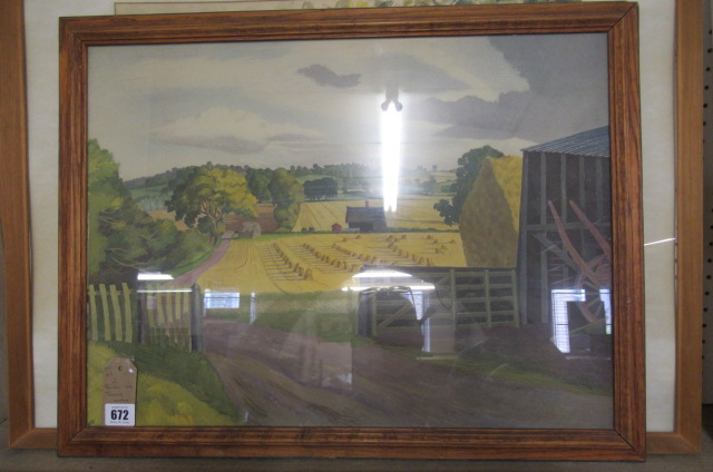 TWO PRINTS INCLUDING JOHN NASH Image