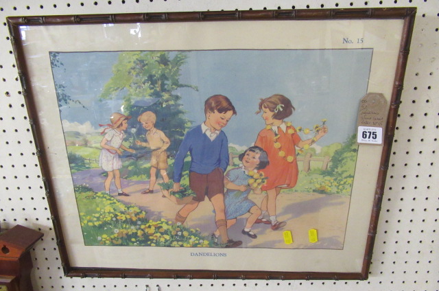 INFANT SCHOOL POSTER NUMBER 15 ENTITLED DANDELIONS Image