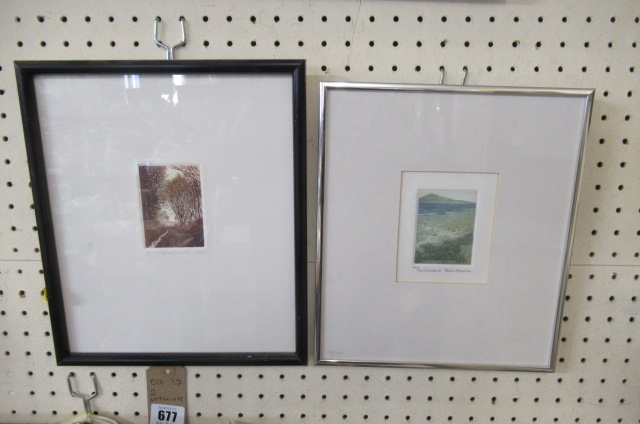 TWO ETCHINGS Image