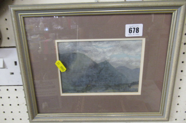 PASTEL    MOUNTAIN LANDSCAPE Image