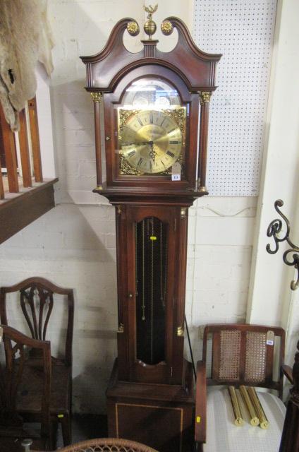 JAMES STEWART LONG CASE GRANDFATHER CLOCK Image