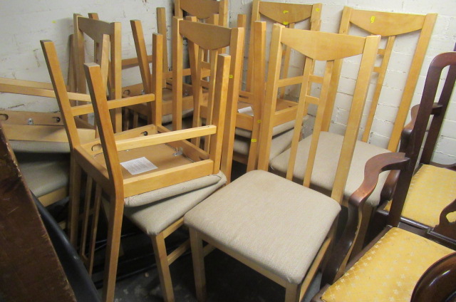 SET OF TEN DINING CHAIRS Image