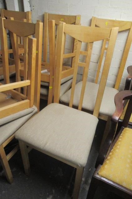 SET OF TEN DINING CHAIRS Image