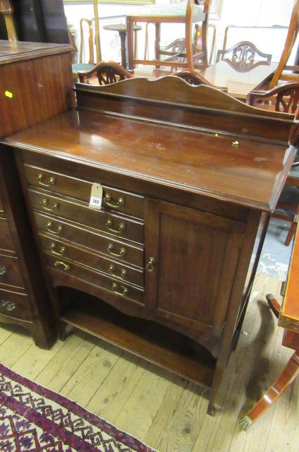 MAHOGANY MUSIC CABINET Image