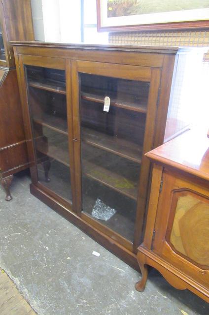 MAHOGANY GLAZED BOOKCASE Image
