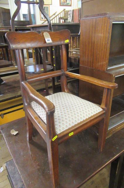 CHILDS OAK ARM CHAIR Image