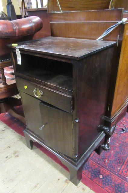 MAHOGANY BEDSIDE CABINET Image