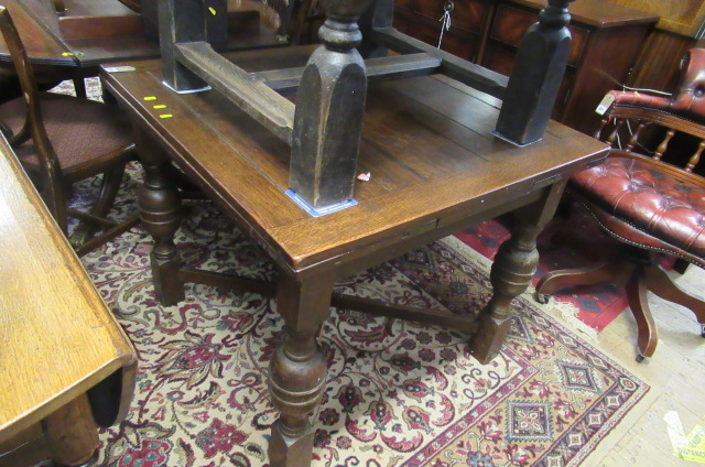 EXTENDING DRAWER LEAF DINING TABLE Image