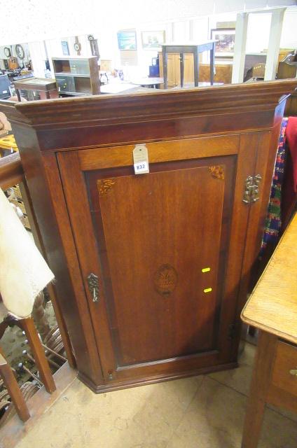 INLAID CORNER CUPBOARD Image