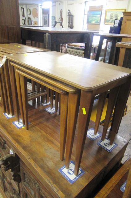NEST OF THREE GORDON RUSSELL TABLES Image