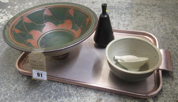 TRAY OF CERAMICS Image